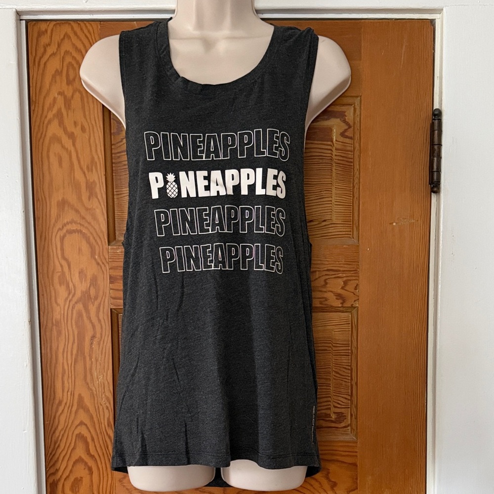 Beachbody Black Graphic Side Logo Tank